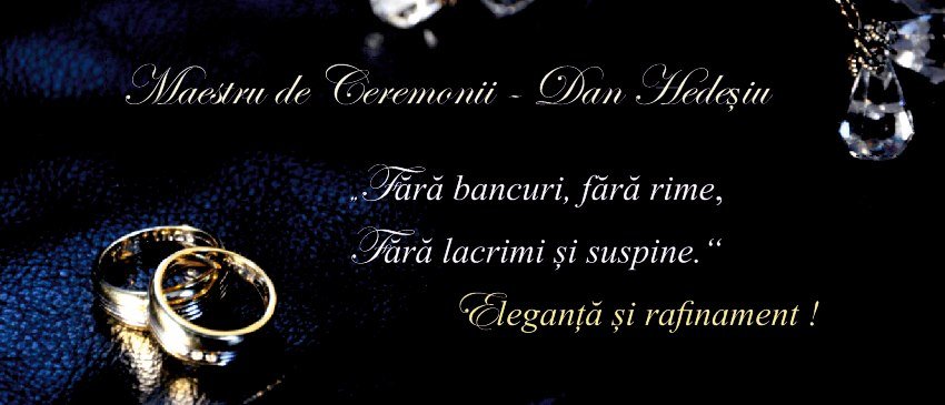 Maestru Ceremonii Dan Hedesiu